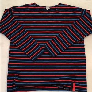 Kule Striped Crew Neck Top